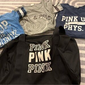 PINK Victoria's Secret Short Sleeve Tees - Blue, Gray, Black (vintage)
